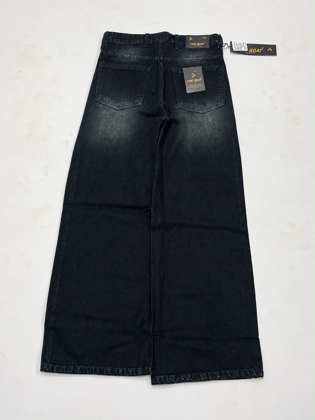 Dark Wash Wide-Leg Jeans