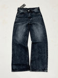 Dark Wash Wide-Leg Jeans