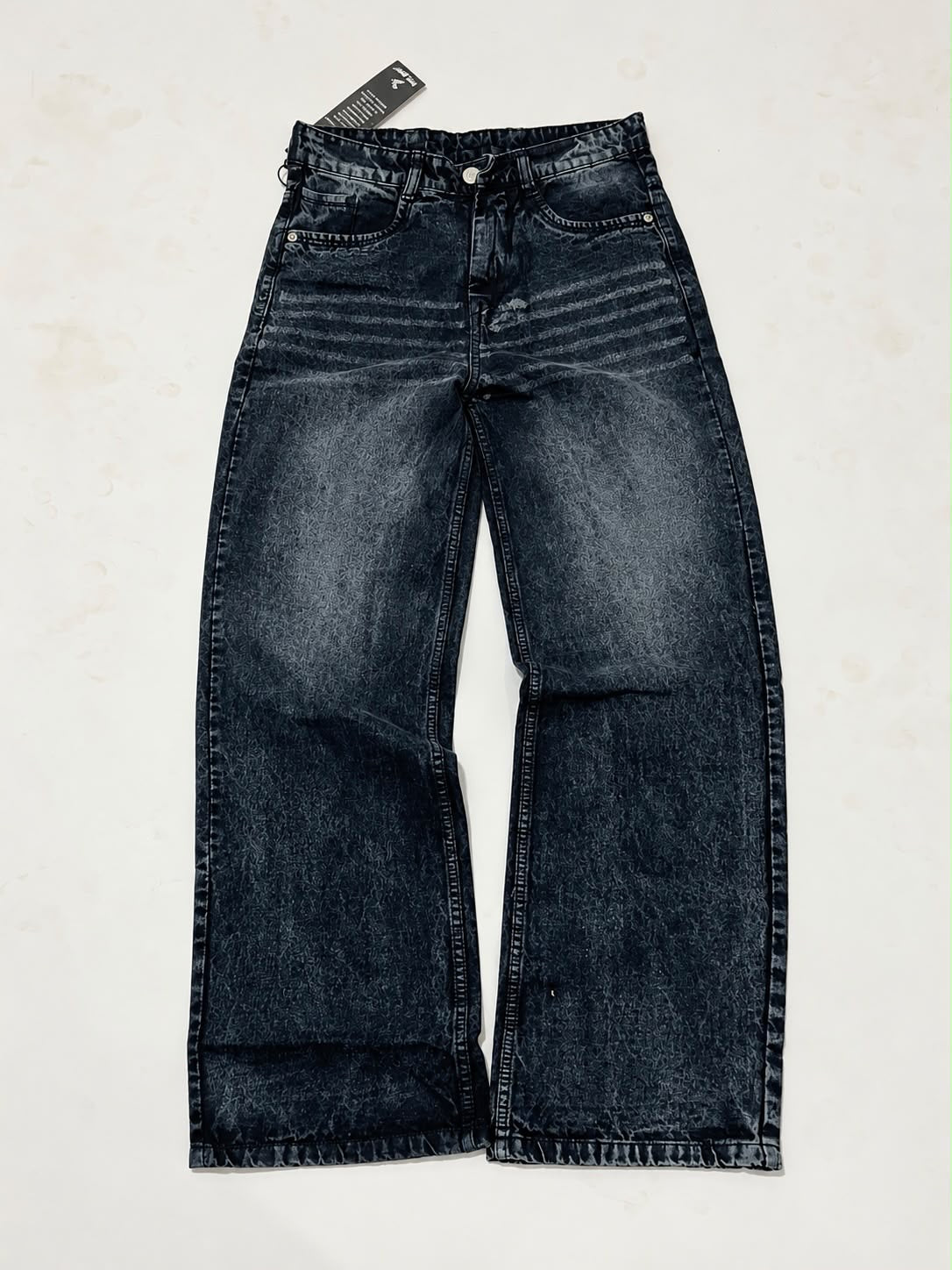 Dark Wash Wide-Leg Jeans