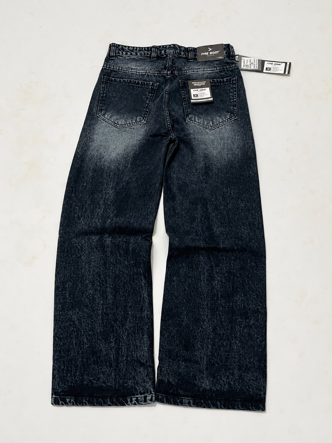 Dark Wash Wide-Leg Jeans