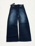 Classic Dark Wash Wide-Leg Jeans