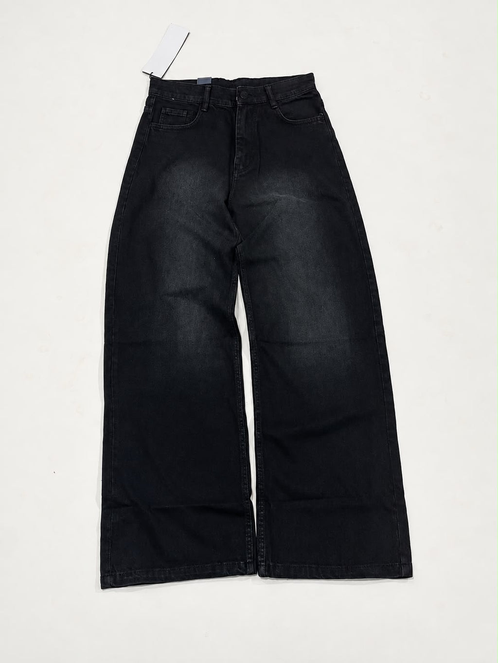 Black Wide-Leg Jeans