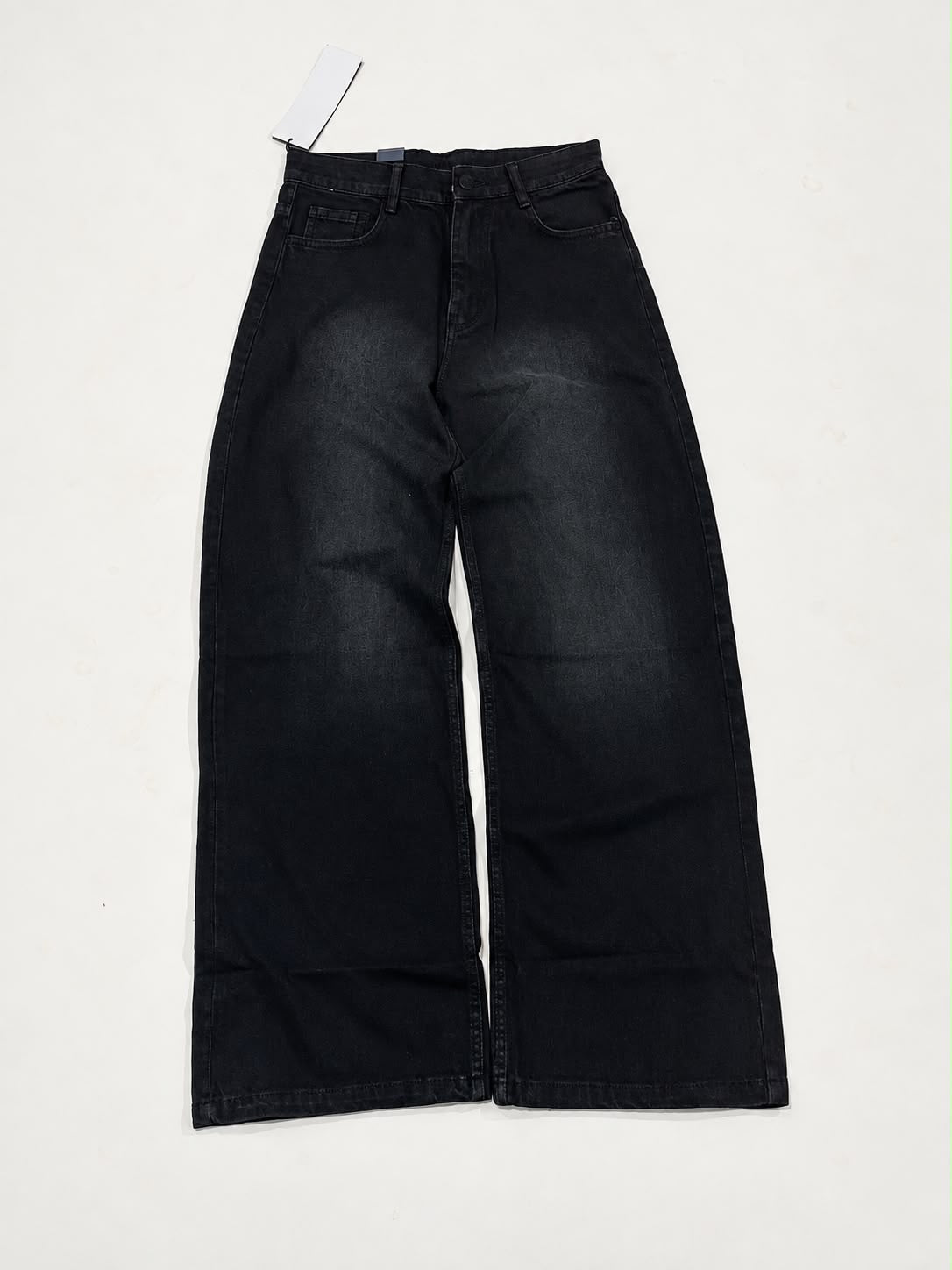 Black Wide-Leg Jeans