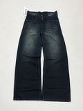 Dark Wash Wide-Leg Jeans