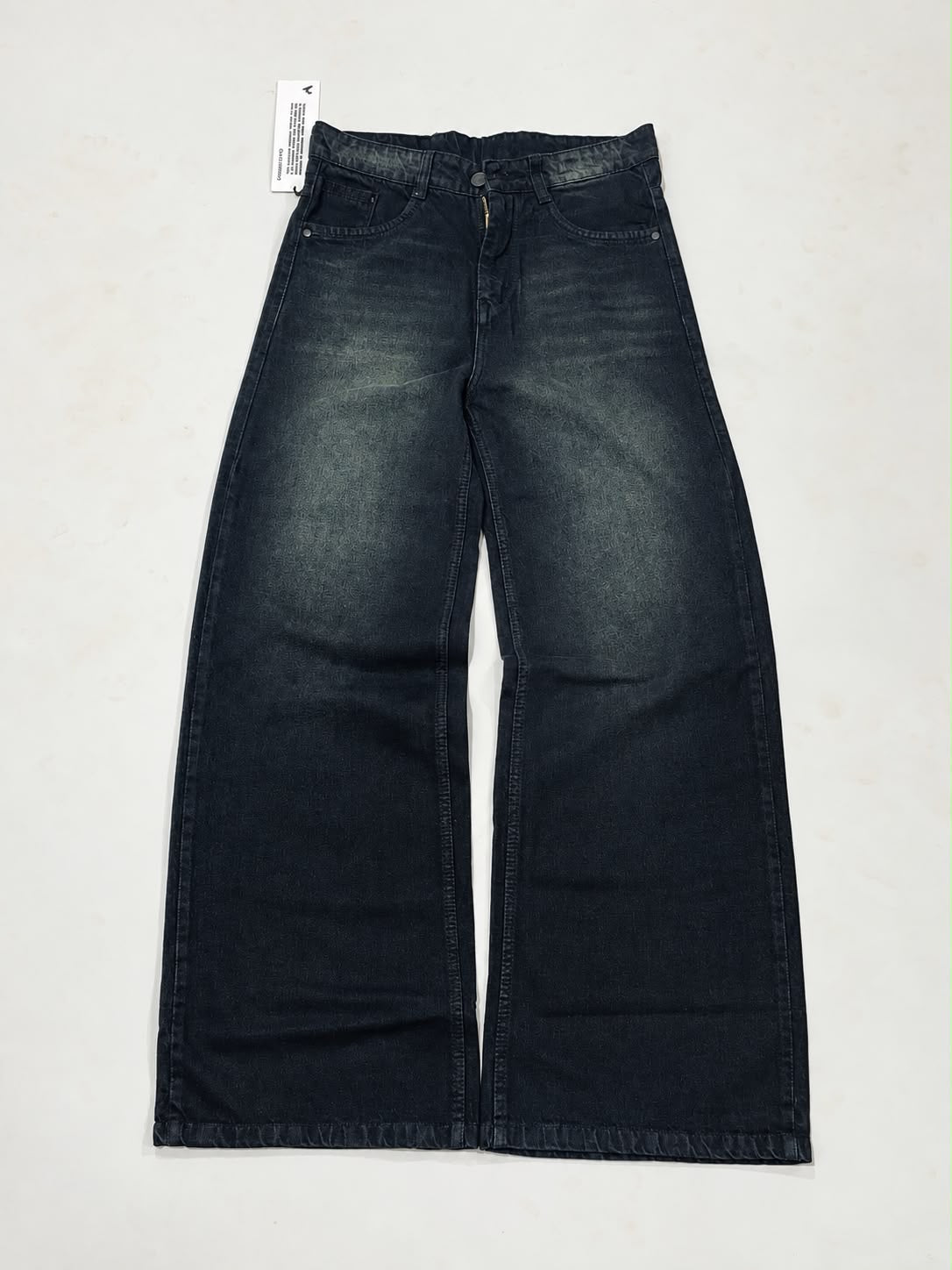 Dark Wash Wide-Leg Jeans
